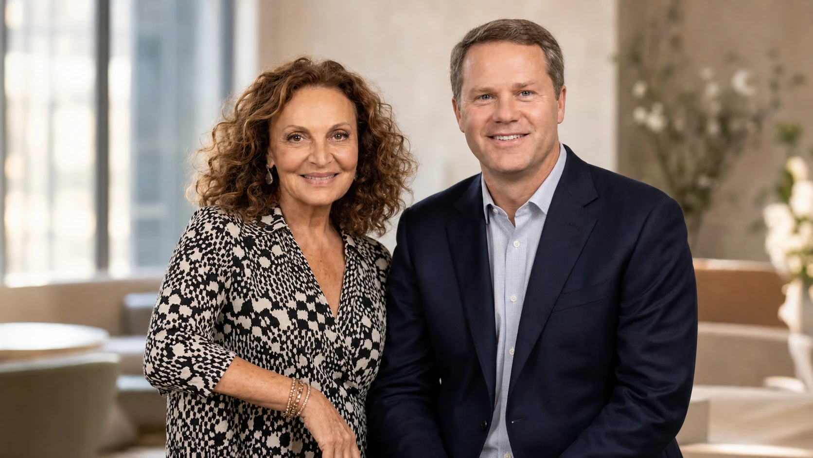 diane von furstenberg and doug mcmillon